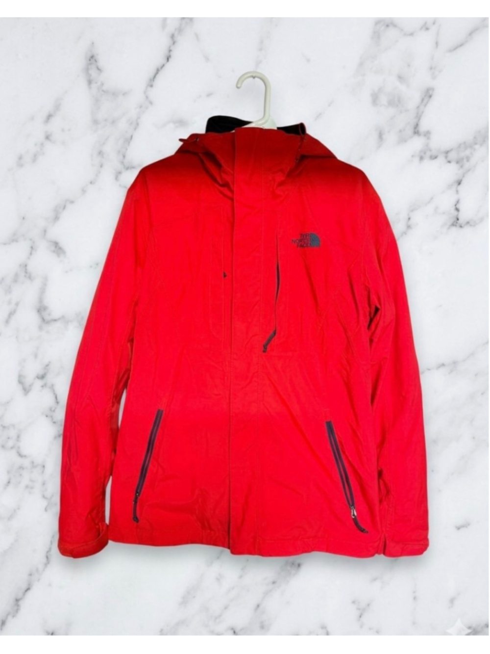 Mens The North Face Ski Jacket Medium Red Black